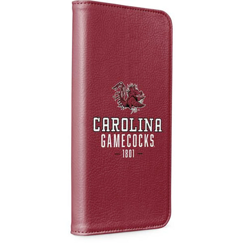 University of South Carolina Gamecocks Red iPhone 15 Pro Folio Case
